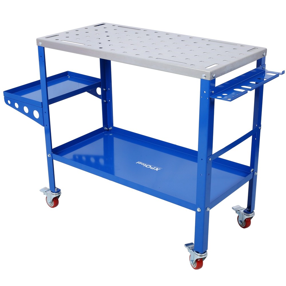 Welding Table 36"x18", 1200lbs Load Capacity on Wheels