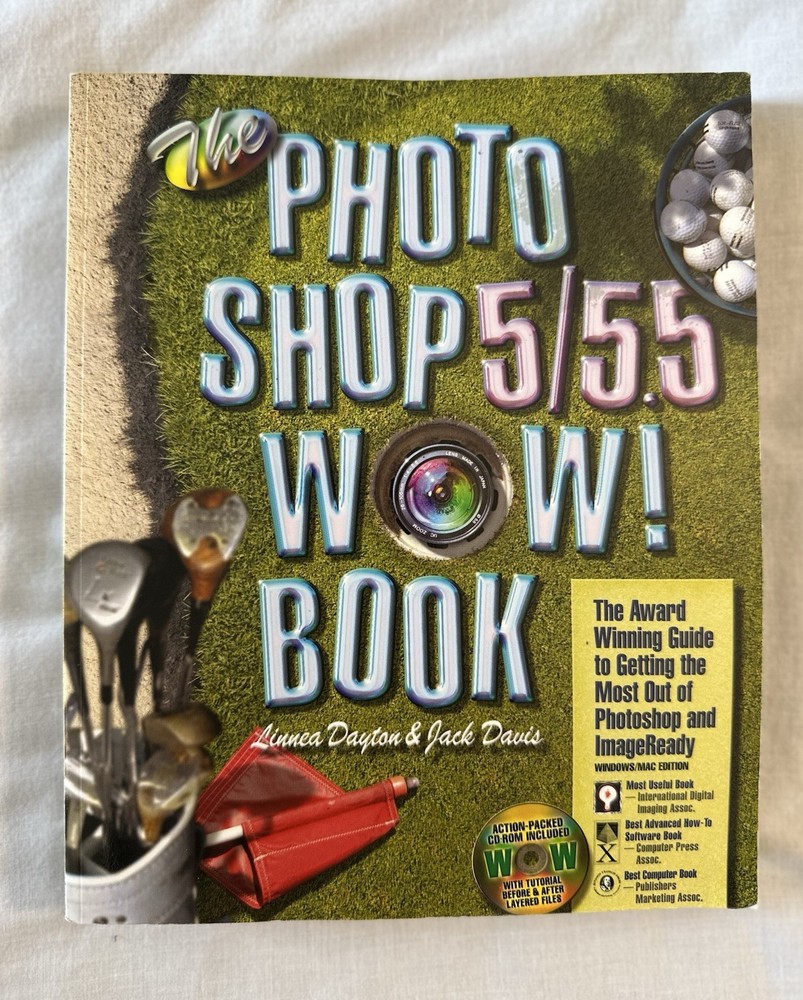 PHOTOSHOP 5/5.5 Wow! Book INCLUDES CD (5th edition) ImageReady WOW Windows Mac