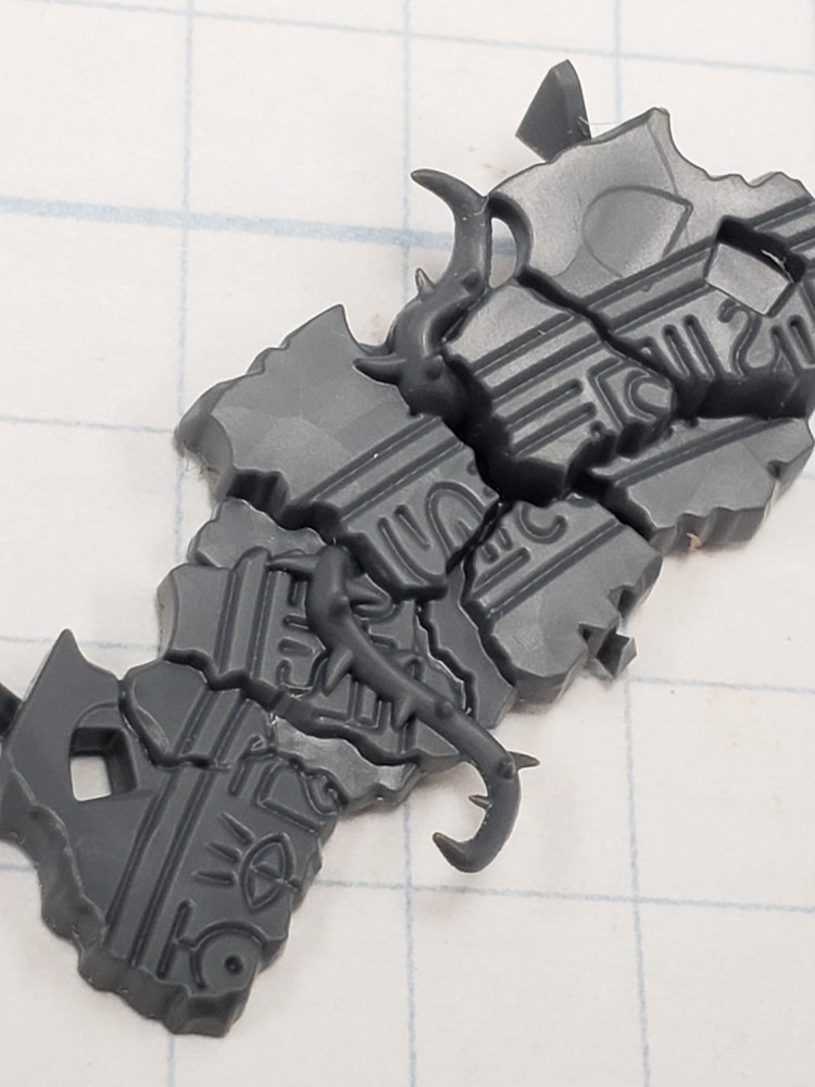 Warhammer 40k Drukhari Bits Archon Commander Rubble Terrain Base #23