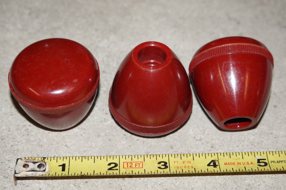 Lot / 25: POK Fire Valve Control Handle Shifter Knobs Phenolic M12-1.75 Threaded