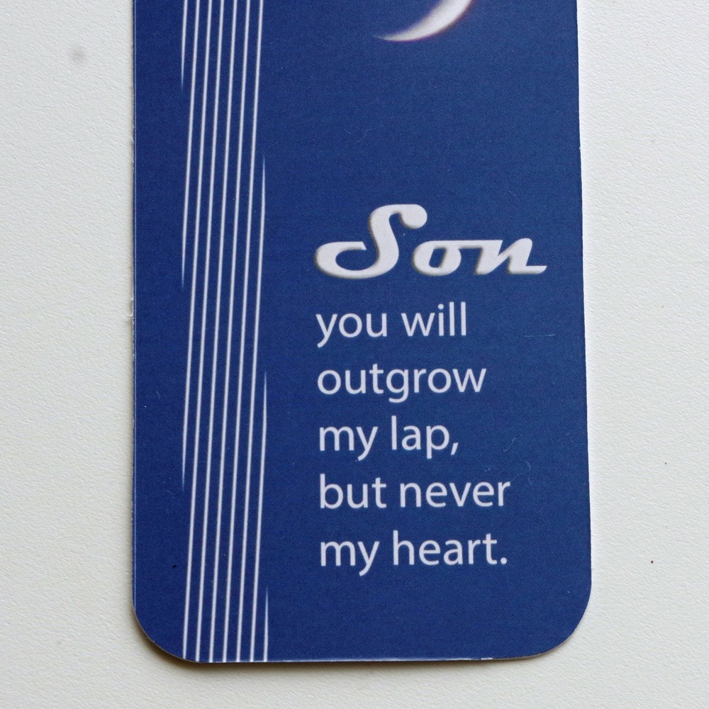 My Son Inspirational Bookmark, Night Sky Image, Lamination Available