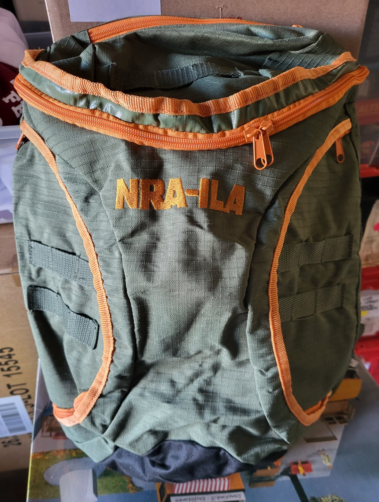 NRA ILA Olive Green Tactical Backpack Molle Webbing