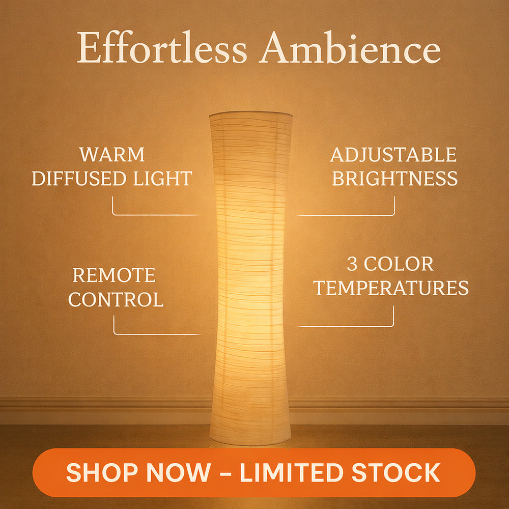 Paper LED Floor Lamp