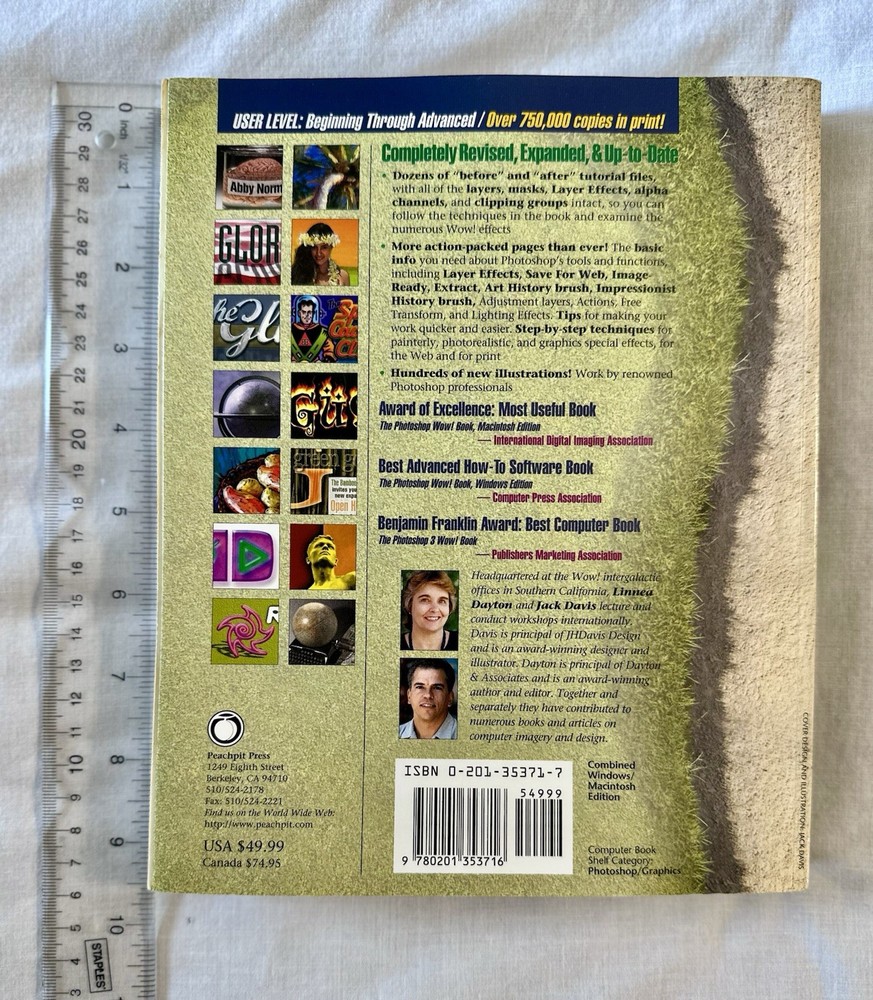PHOTOSHOP 5/5.5 Wow! Book INCLUDES CD (5th edition) ImageReady WOW Windows Mac