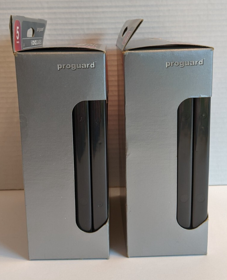 Proguard DVD Storage Cases Black Physical Media Protection