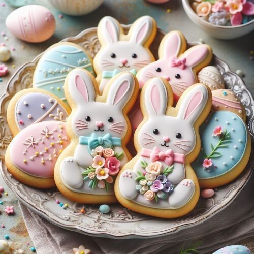 Easter Marshmallow Bunny Rabbit Cookie Cutter 4" Metal