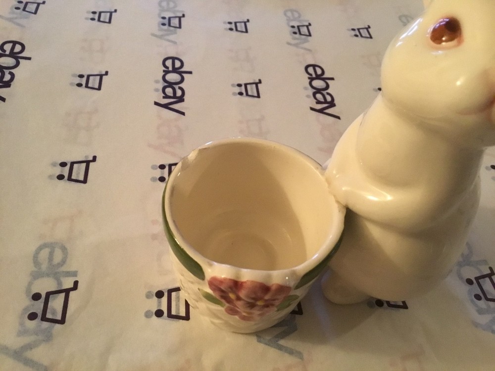 Avon Rabbet w/basket Figurine