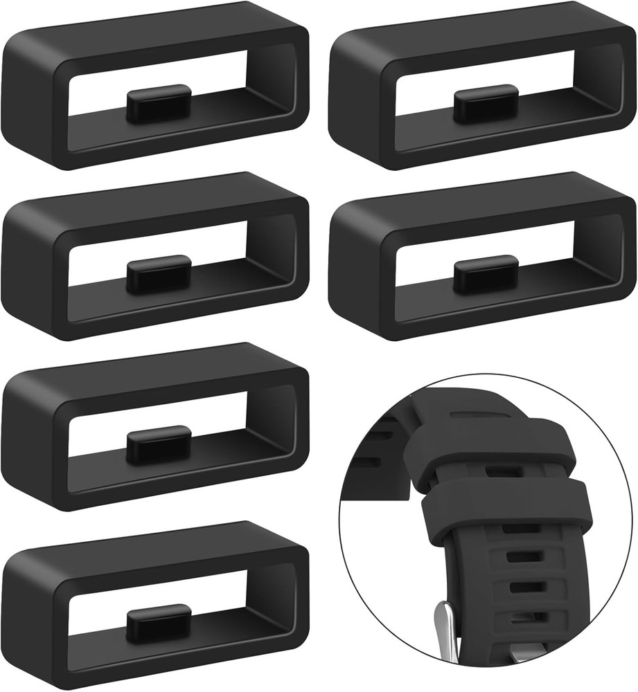 Garmin Instinct 2 Band Keeper 6 Pack 22mm Silicone Replacement Loop
