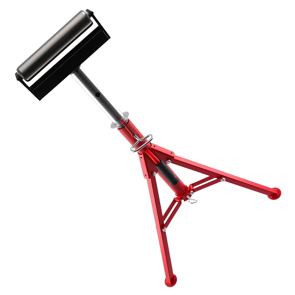 Adjustable Roller Support Stand 2500lbs 27.6-52in Height Steel Workshop Tool
