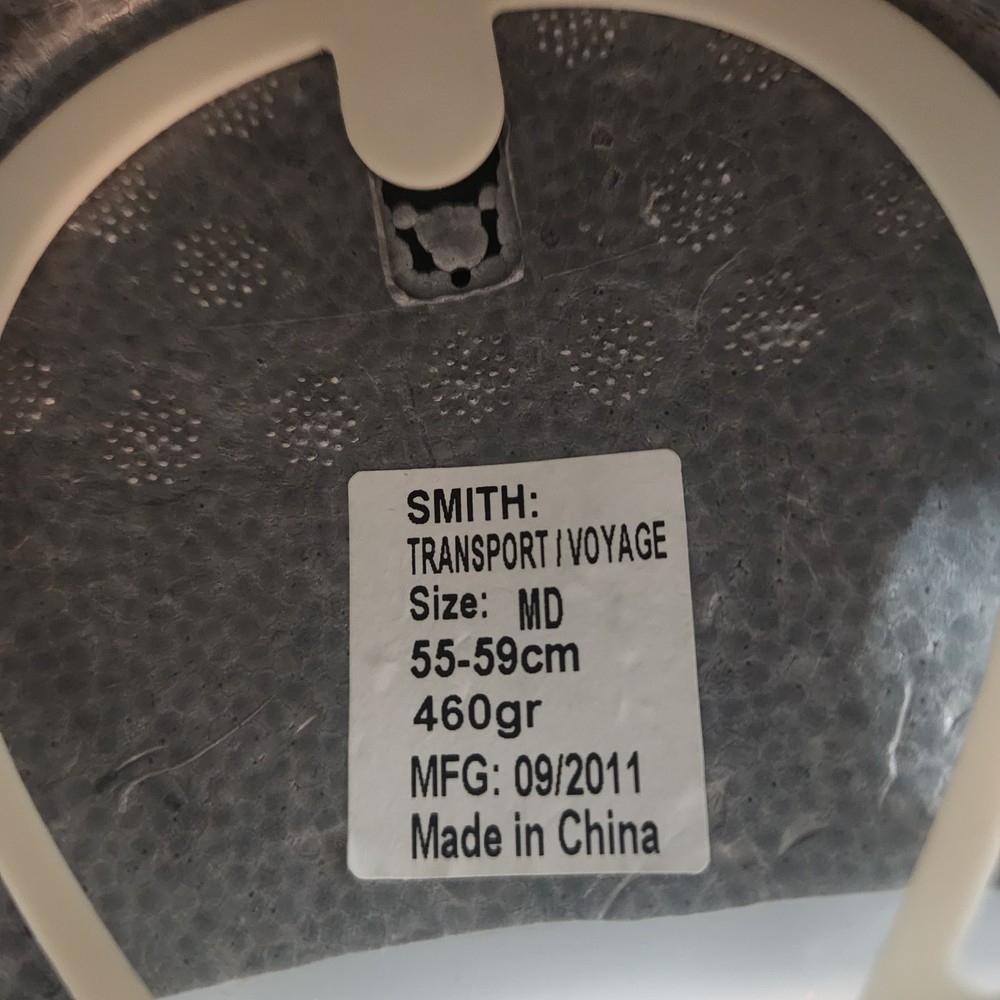 Smith Voyage White Women's Hard Shell Adjustable Strap Snowboard Helmet