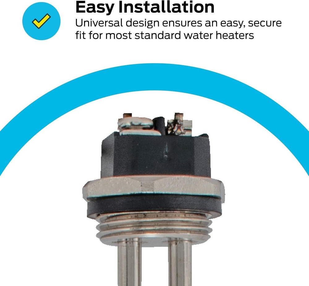 Replacement Water Heater Element, Copper 240V x 1500W - Easy Install Design