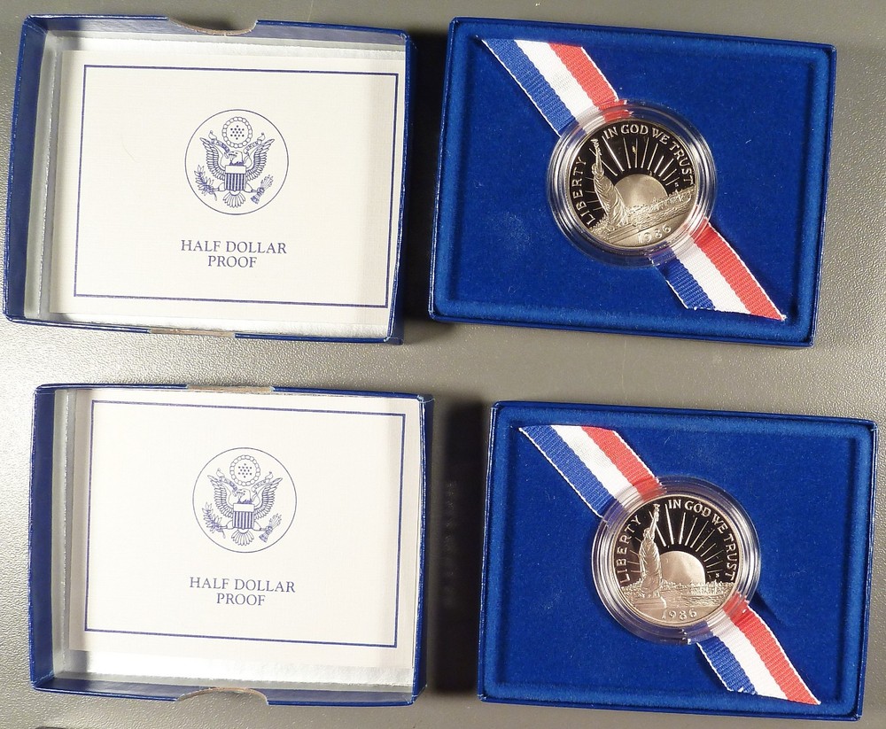 8 pc Lot of US Commemoratives, Gem Proof & Gem BU, Includes Baseball, Bald Eagle