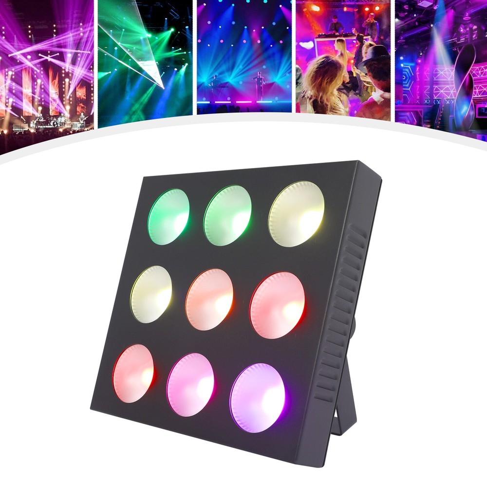 LED 4-In-1 DJ Light Stage Projection Effects Lamp Rectangular Stage Light RGBW
