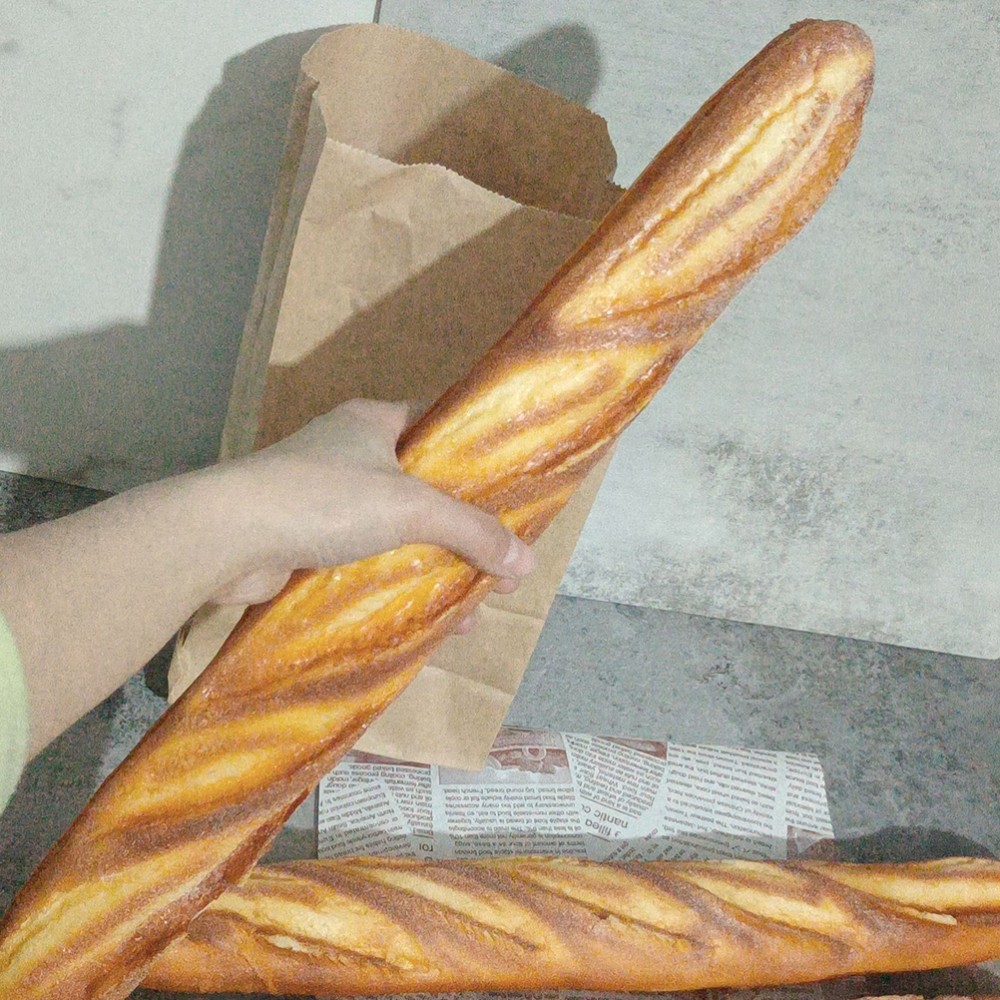 Fake Bread Artificial Loaf Bread Simulation Food Model Decoration Kitchen Prop