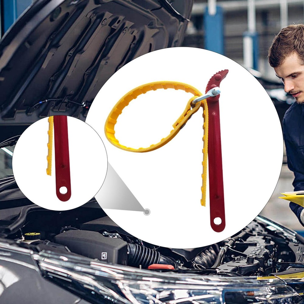 Oils Filter Strap Wrench Strap Spanner Puller Belt Strap Wrench Opener for Tap
