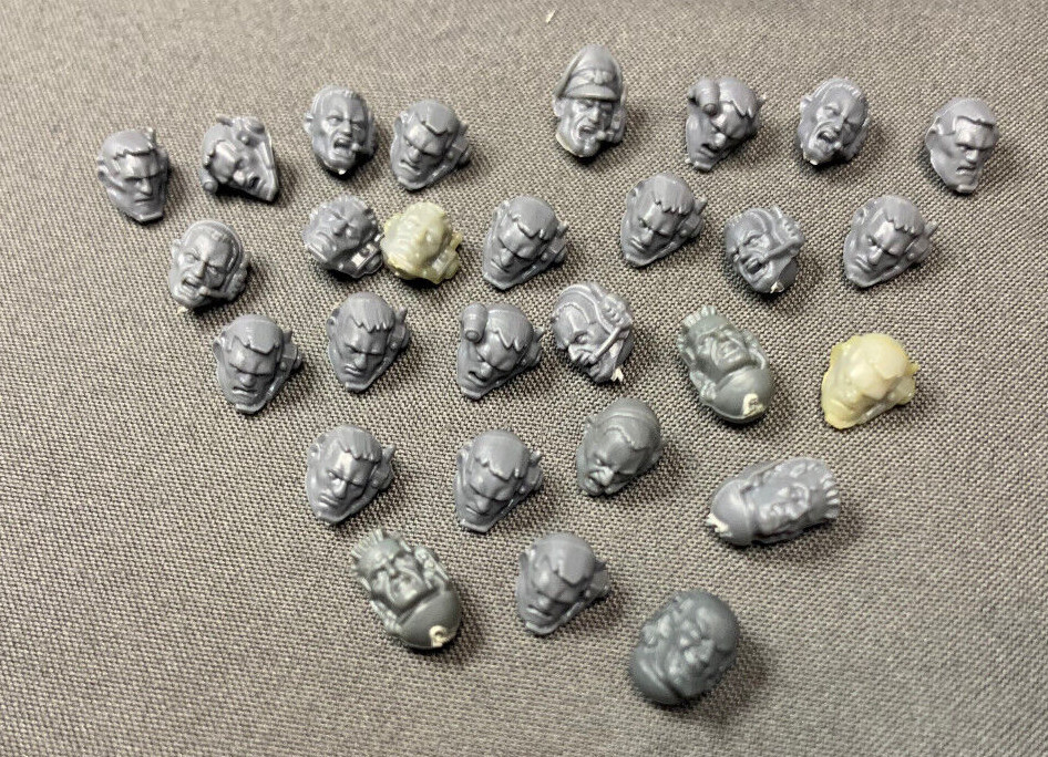 Warhammer Bits Lot Sergeant Heads x28