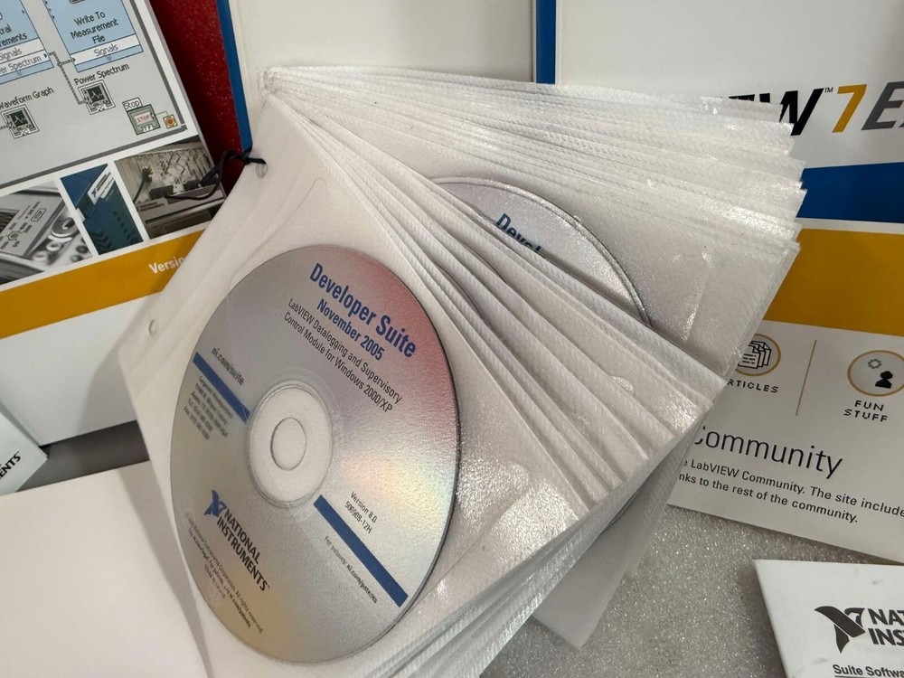 ASSORTED LOT NATIONAL INSTRUMENTS 778552-03 LABVIEW DEVELOPMENT SUITE