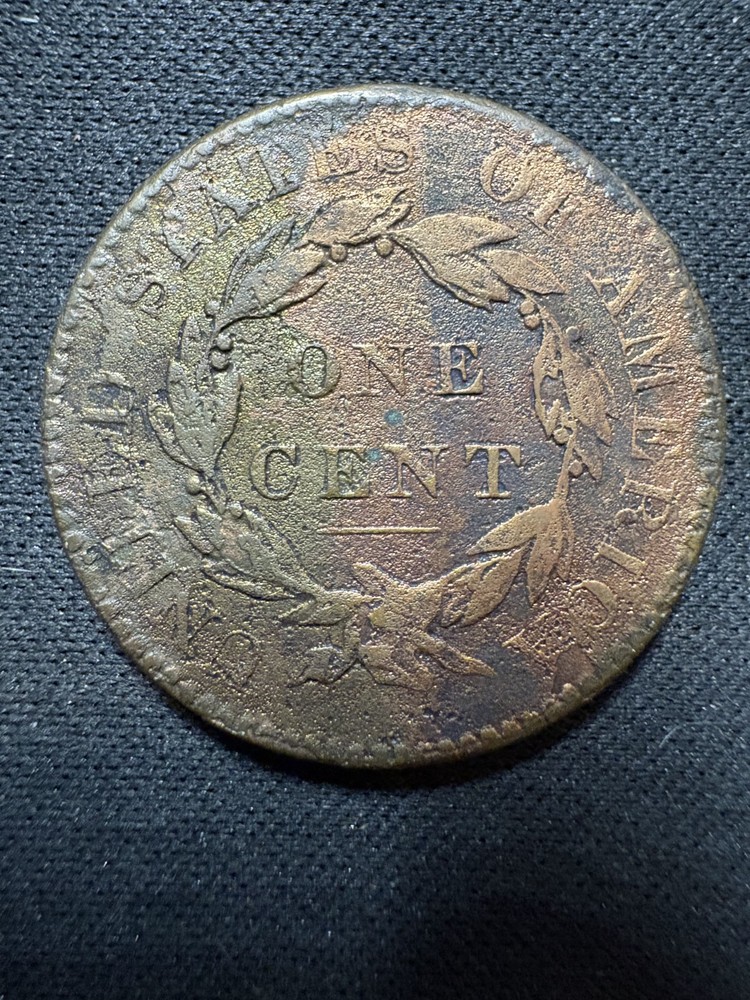 1820 Matron Head Large Cent Small Date - VF/XF Details (Corroded)