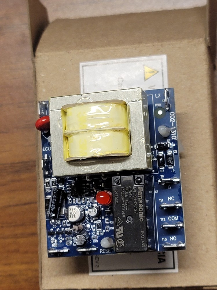 Raypak 007157F Low Water Cut Off PC Board