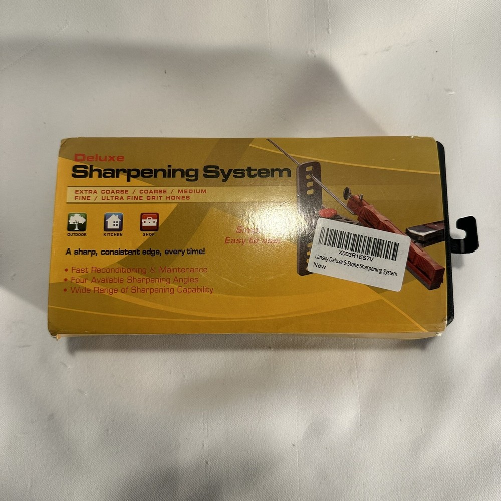 Lansky Deluxe 5-Stone Controlled-Angle Precision Knife Sharpening System