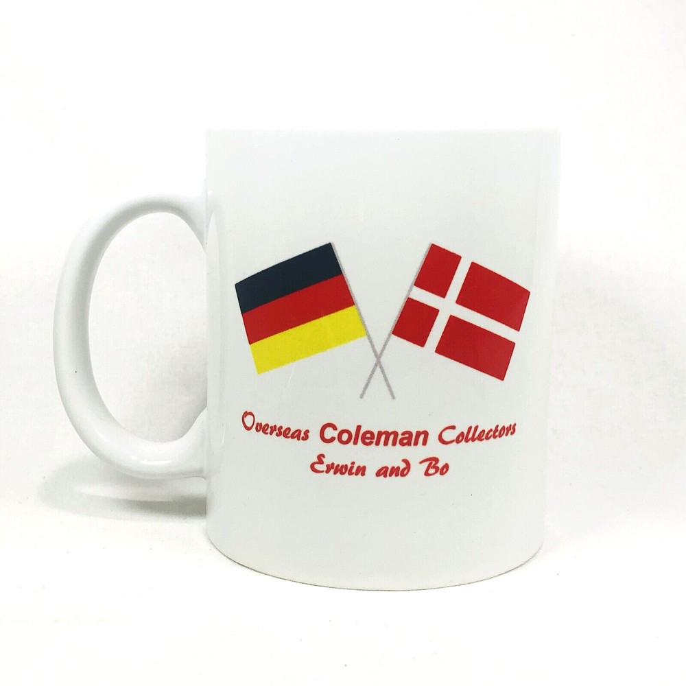 Vintage Coleman Camping Coffee Mug Cup Germany Convention