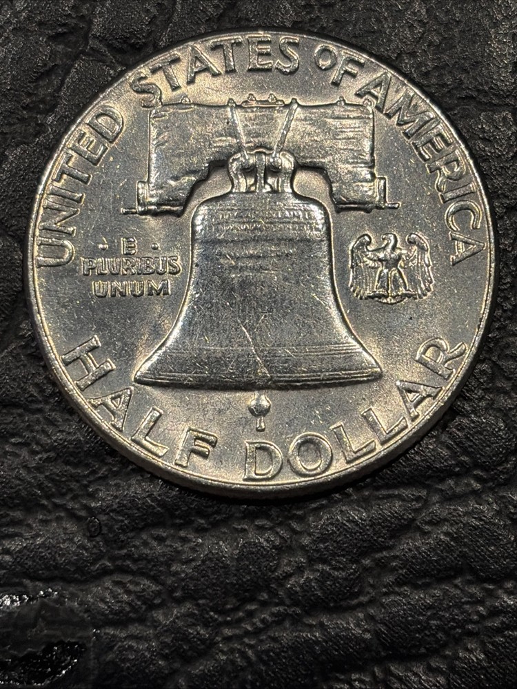 Rare 1963 No Mint Mark Franklin Half Dollar