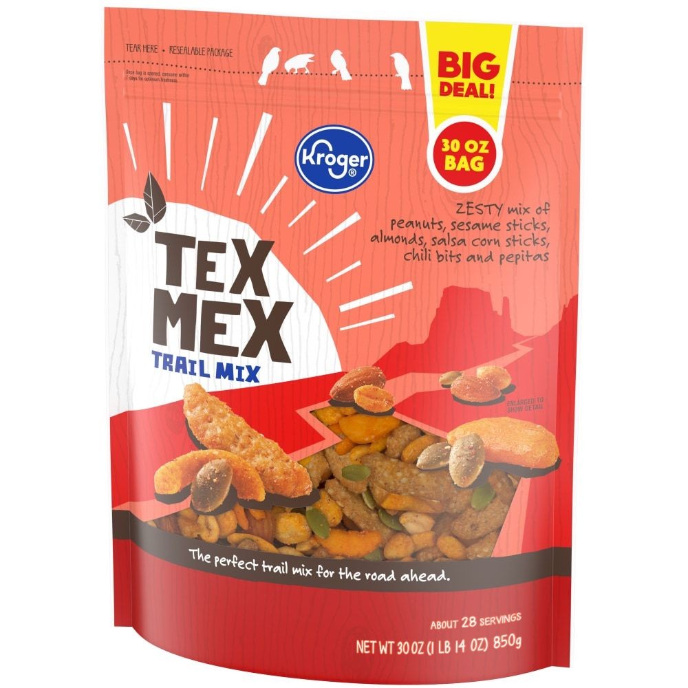 Kroger Tex Mex Trail Mix 30 oz - Pack of 3