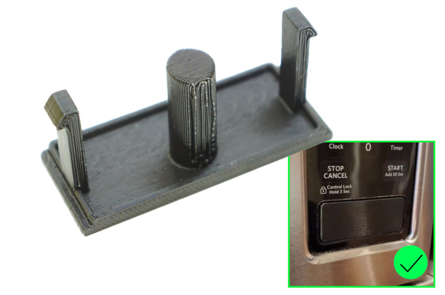 Replacement Door Open Eject Button for KitchenAid Microwave