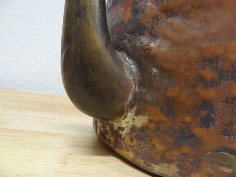 VINTAGE RUSSIAN COPPER POT KETTLE