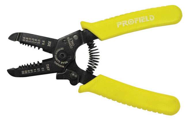 6.5" Copper Cable Wire Stripper Cutter Crimper Pliers Multi Tool Cushion Handle