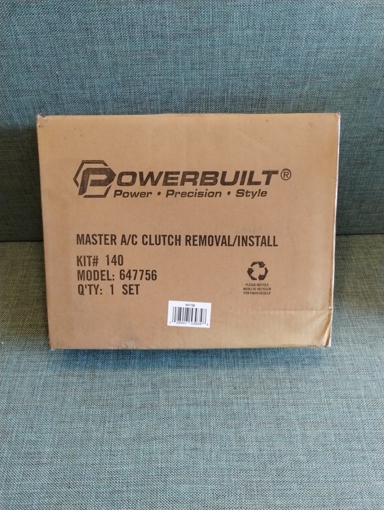 Powerbuilt 647756 Master AC Clutch Removal & Installation Tool Kit
