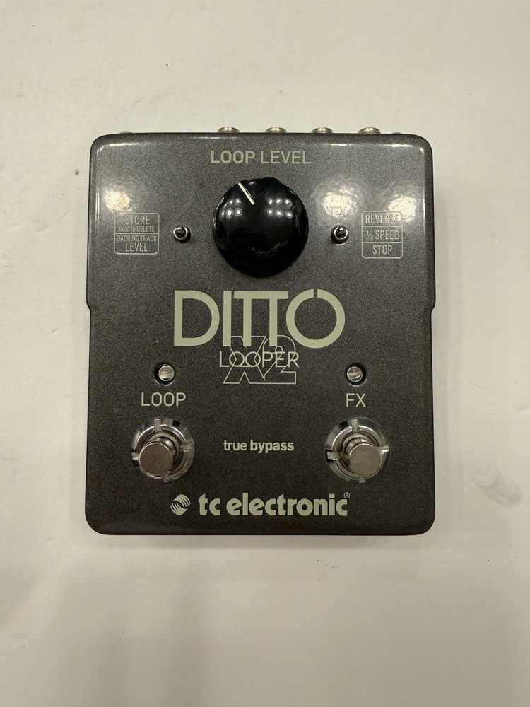 TC Electronic Ditto X2 Looper Loop Sampler True Bypass Guitar Effect Pedal