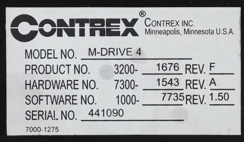 Contrex M-Drive-4 Digital DC Drive and Motion Controller Working #2