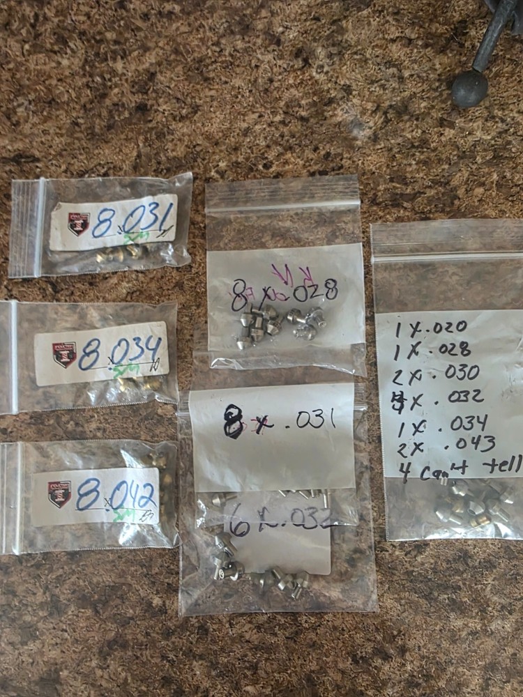 Nitrous Jets Stainless Steel  63 Pieces