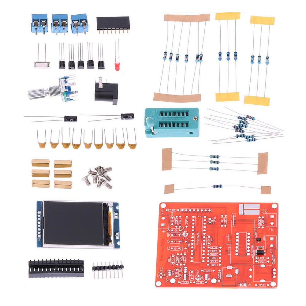 LCD Dislay Tester Transistor Diode Capacitance ESR Meter Signal Generator DIY