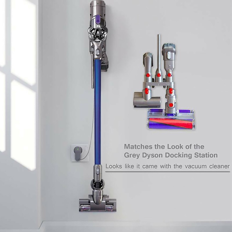 Wall Mount Accessory Tool Holder For Dyson V7 V8 V10 Attachment Storage Rack