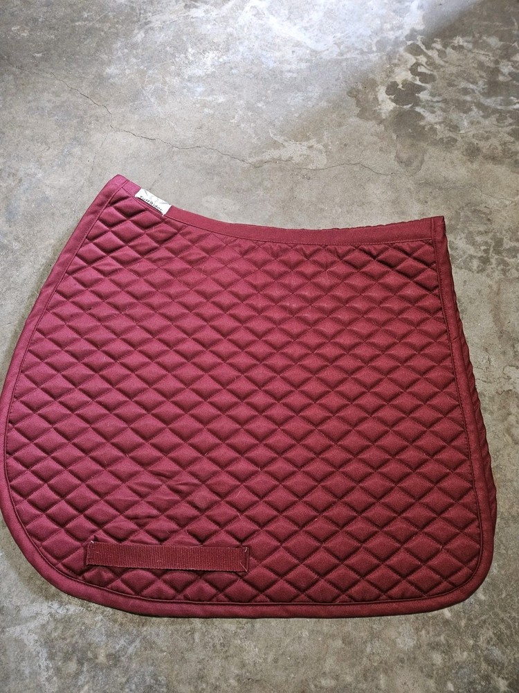 Tuffrider Burgundy Basic All Purpose Saddle Pad
