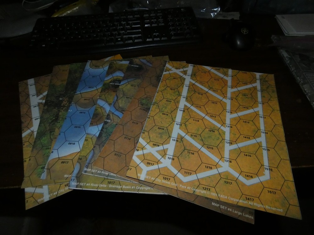 Battletech: Map Set #4: 8 mapsheets