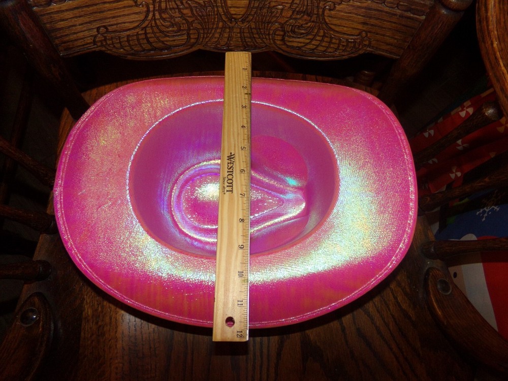 adult small pink cowboy hat