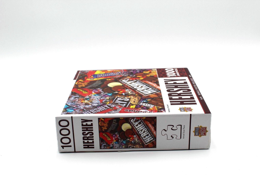 Master Pieces Hershey's Mayhem - Chocolate Collage 1000 Piece Jigsaw Puzzle EUC