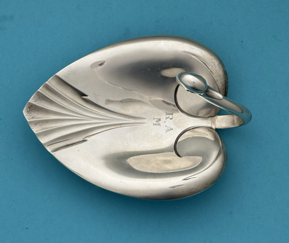 Tiffany Sterling Silver SWAN Trinket or Candy Dish