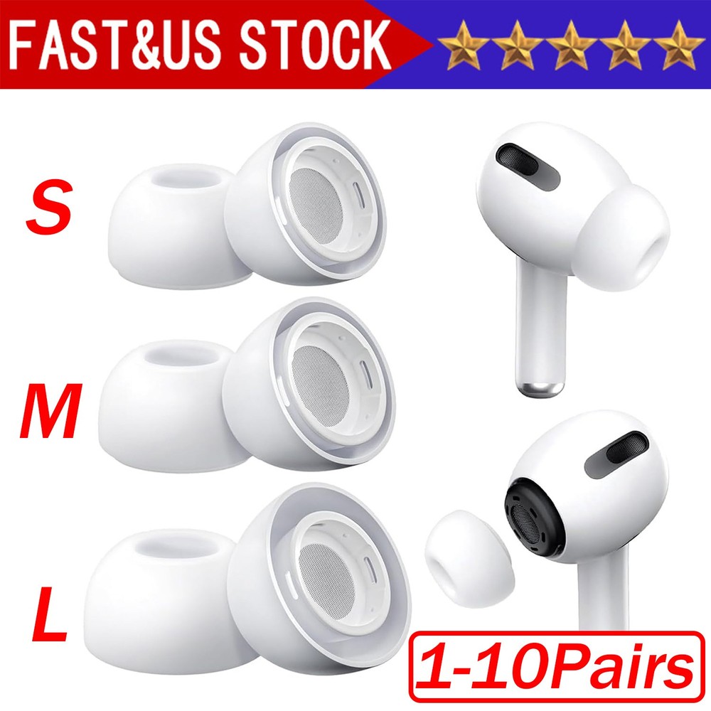 For Apple Airpods Pro NEW Ear Tips Replacement Accessories Cover (S/M/L) A Pair