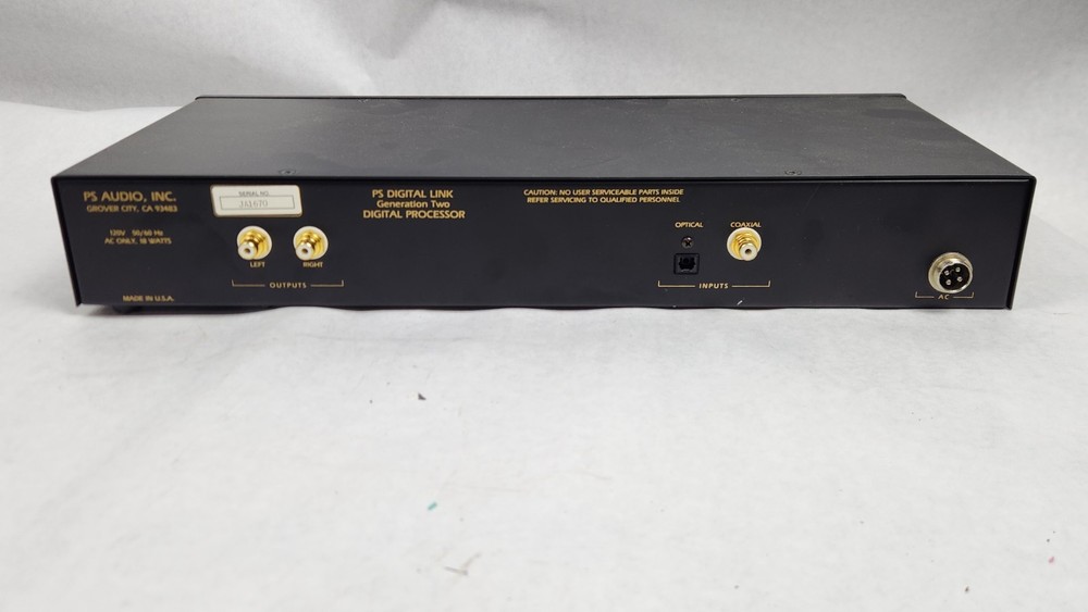 PS Audio Digital Link Generation Two DAC - Vintage Audiophile D/A Converter