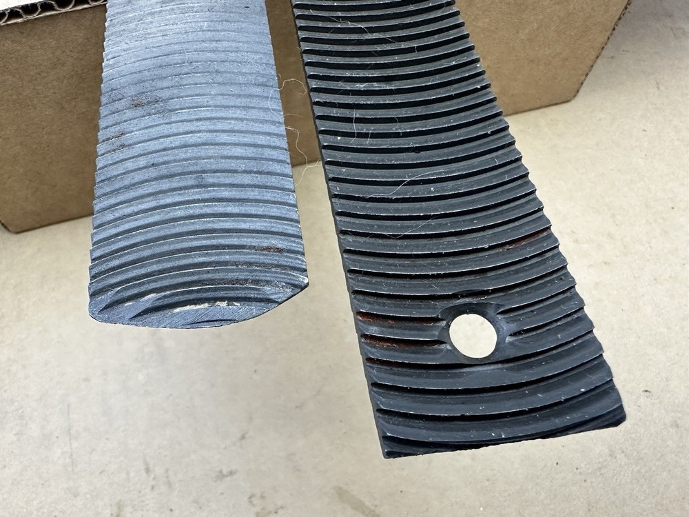 2 Auto Body File Double Hole Middle Tooth Convex File Bodywork Panel Tool 14”