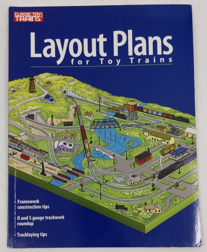 Layout Plans for Toy Trains Paperback Book By Kent Johnson