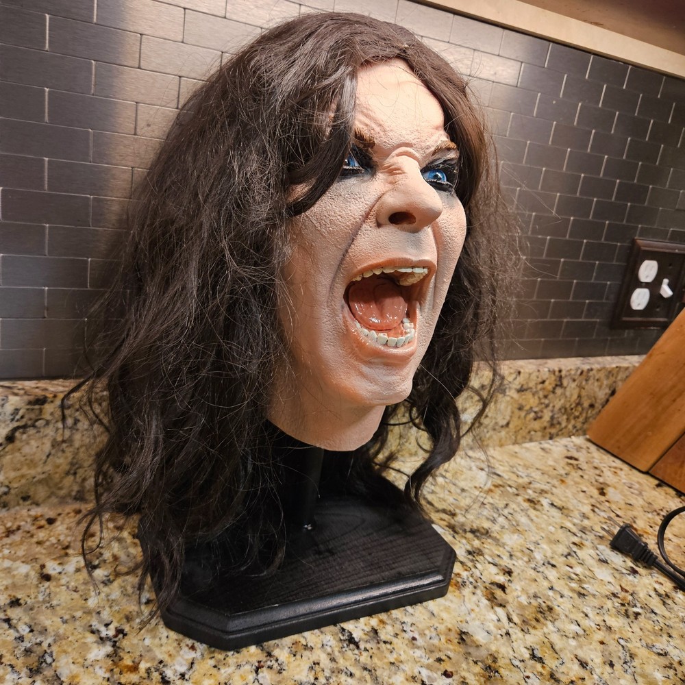 OZZY life size head RESIN bust