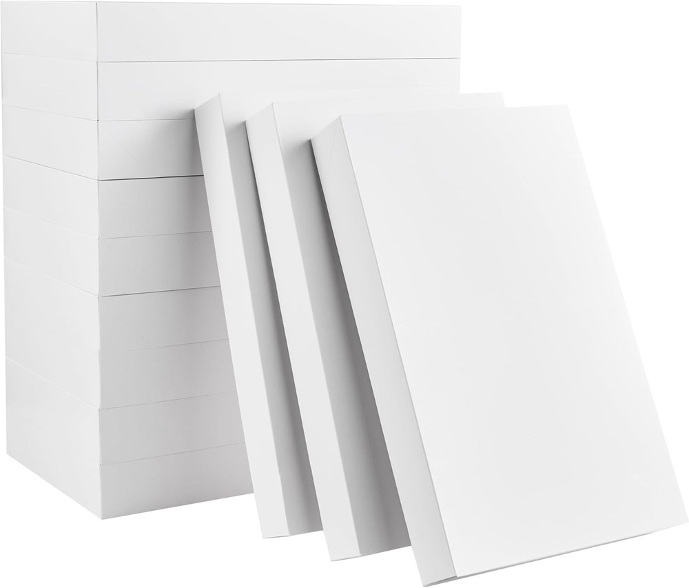 SUNCOLOR Large Gift Boxes With Lids, White 1 Count (Pack of 12),