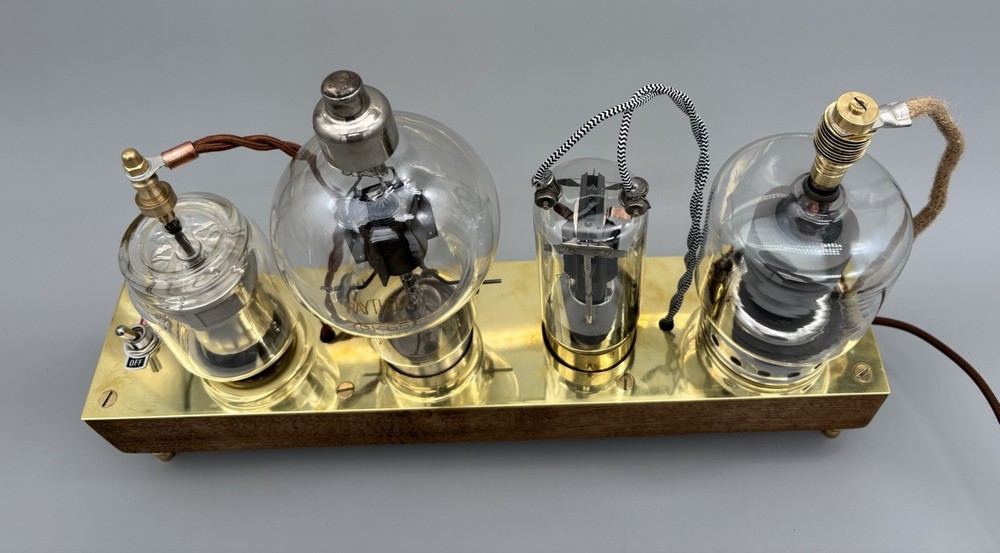 Steampunk Art Deco Table Lamp Vintage Display Lighting