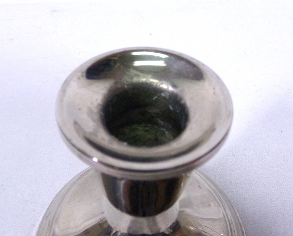VINTAGE TOWLE SILVER PLATED CANDLE HOLDER