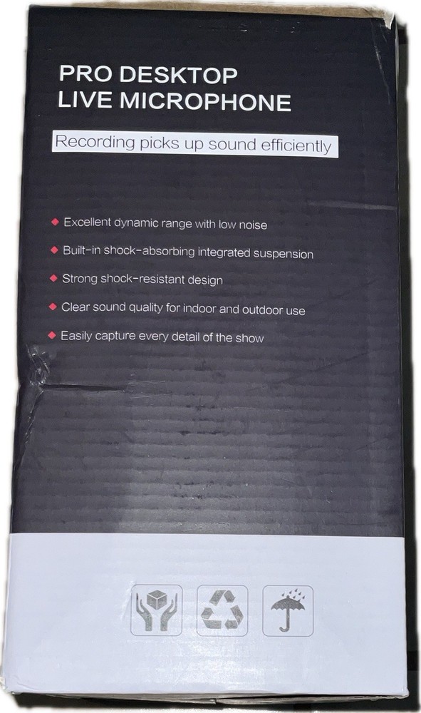 Qunoouch Microphone- 360 Degree Rotating